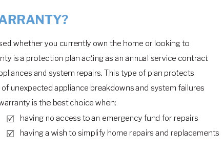 home warranty for rental property